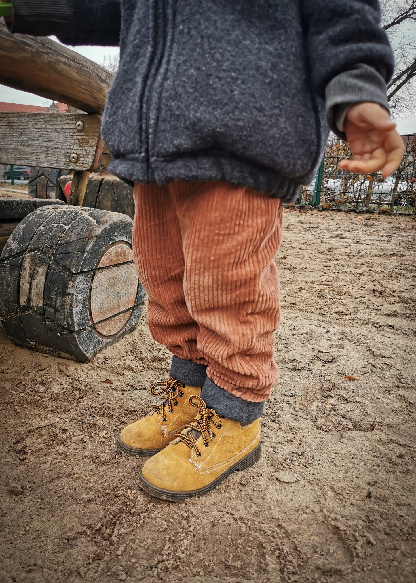 Cordhose gefüttert mit Bio-Baumwollfleece