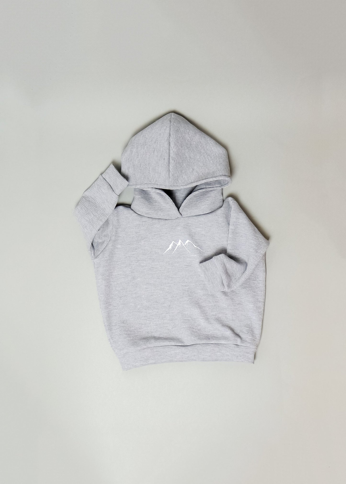 Mountain Hoodie aus Waffle Knit