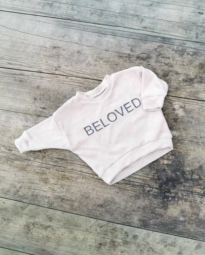 BELOVED Oversized Pullover aus Frottee
