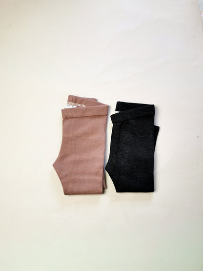 Leggings aus Waffle-Knit Jersey