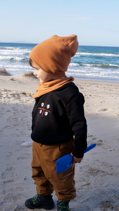 Bestickter Kinder Hoodie 4 Mori Sardegna, Sardinien