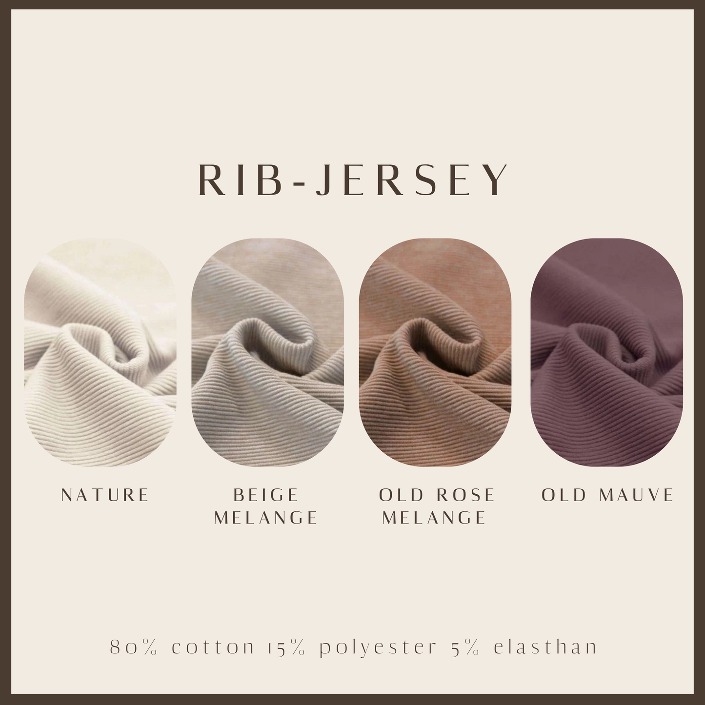 Rib-Jersey Dreiecks-Loopschal für Mama mit wählbarer Fütterung