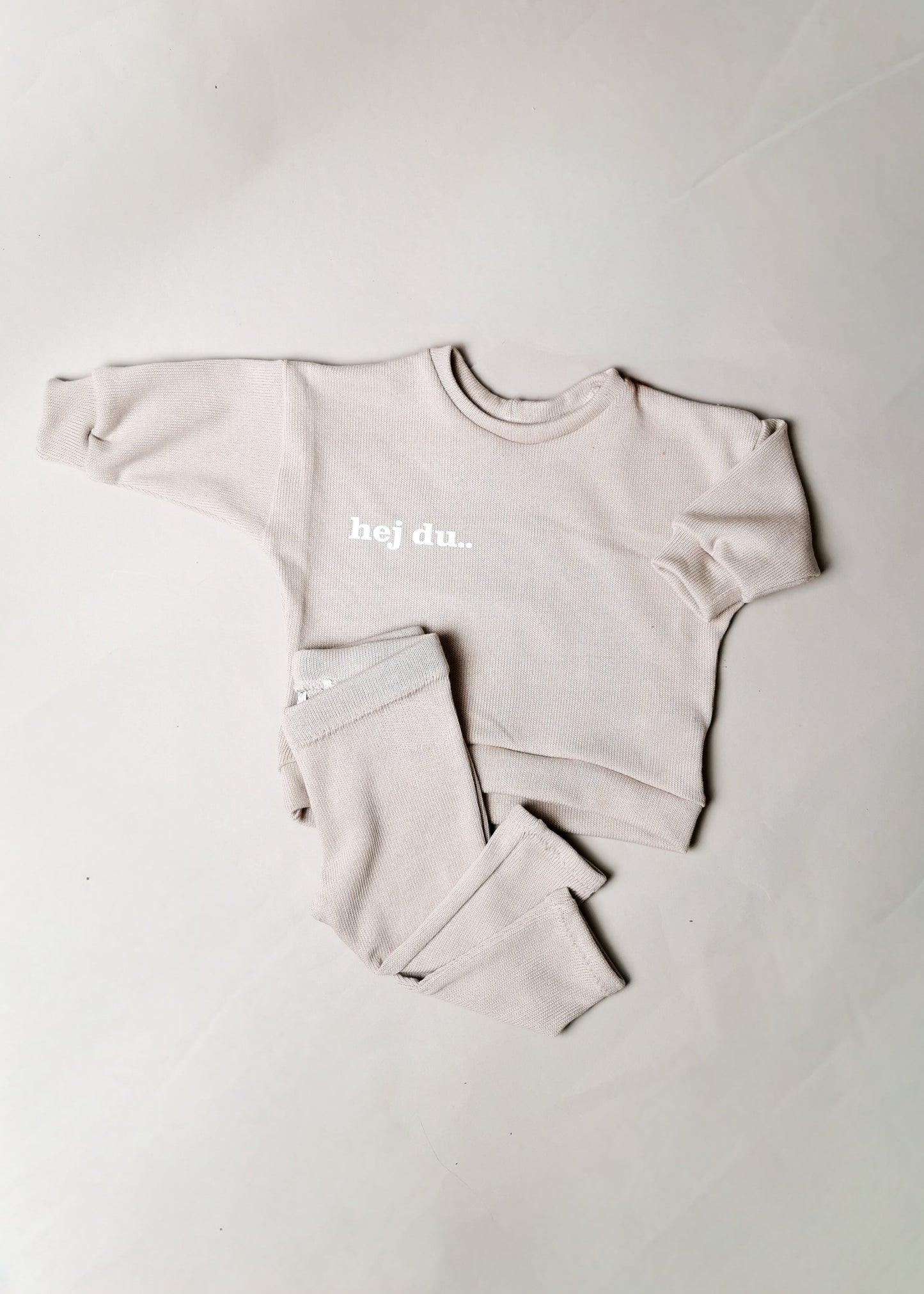 hej du.. Set - Oversized Pullover & Leggings aus Feinstrick