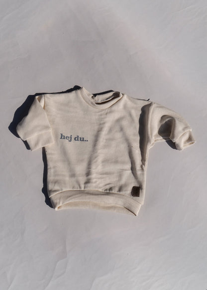 hej du.. Oversized Pullover aus Feinstrick