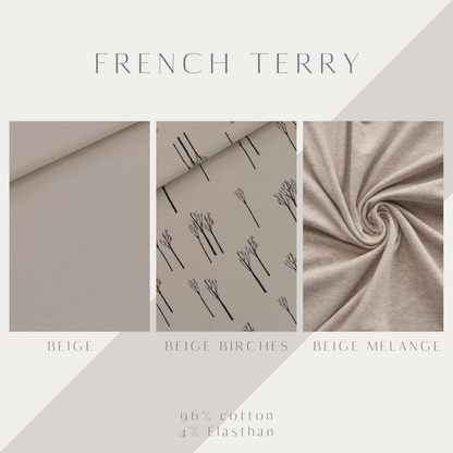 Wollwalkoverall gefüttert mit French Terry