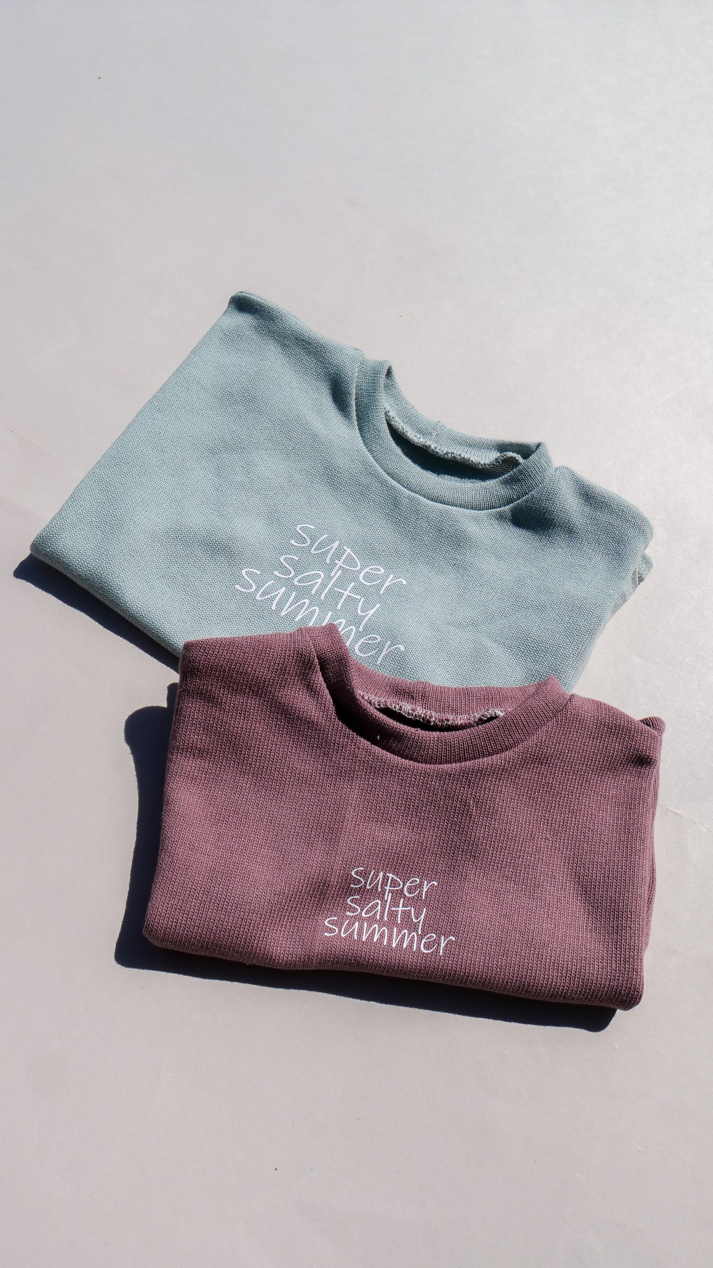 super salty summer Oversized Shirt aus Feinstrick