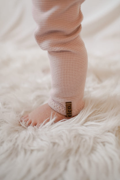 Leggings aus Waffle-Knit Jersey