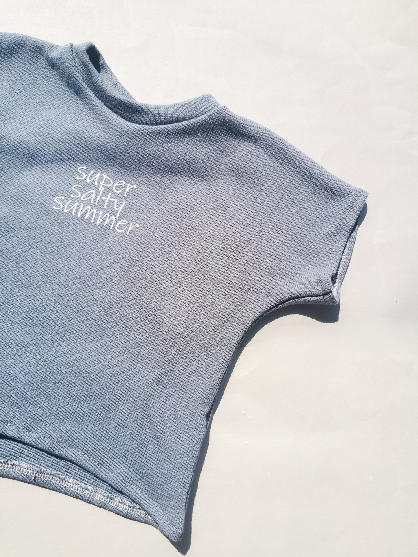 super salty summer Oversized Shirt aus Feinstrick