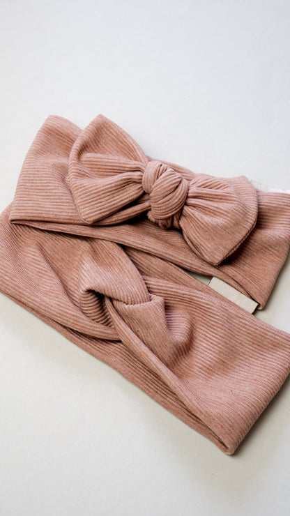 Stirnbänder aus Rib-Jersey für Mama & Kind