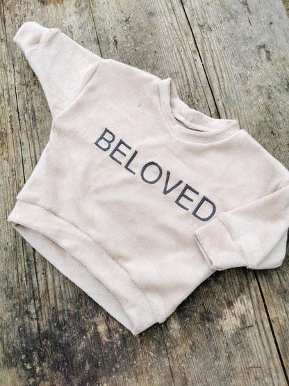 BELOVED Oversized Pullover aus Frottee