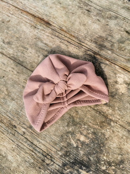 Waffle-Knit Turbanmütze Tulip