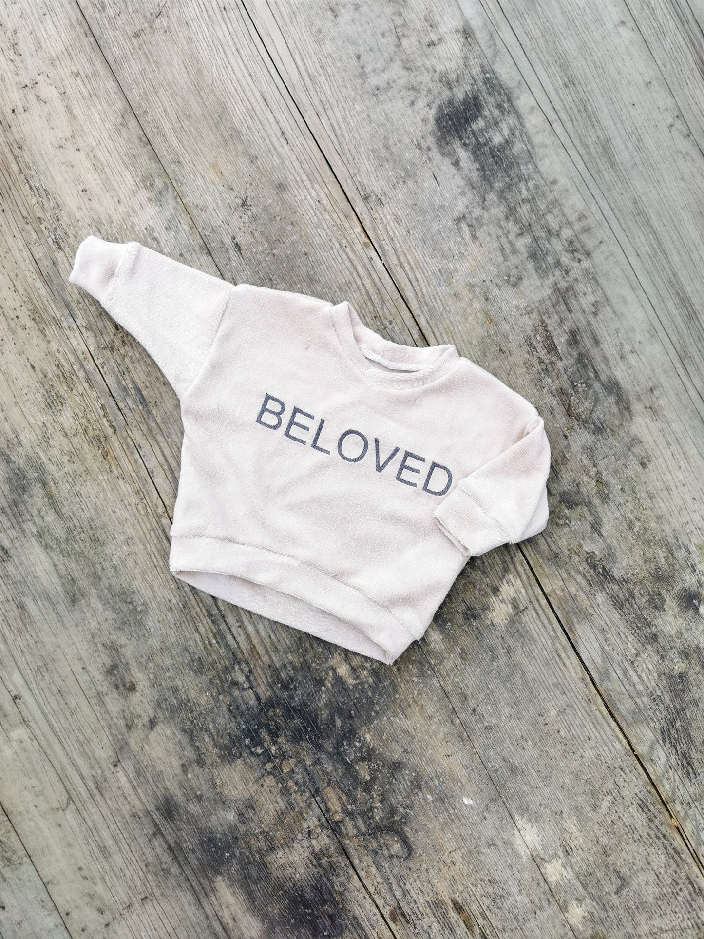 BELOVED Oversized Pullover aus Frottee