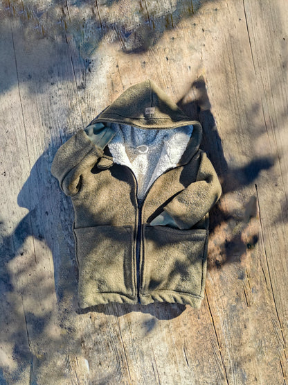 Gefütterte Wollwalk-Jacke mit Teddyplüsch für Kinder