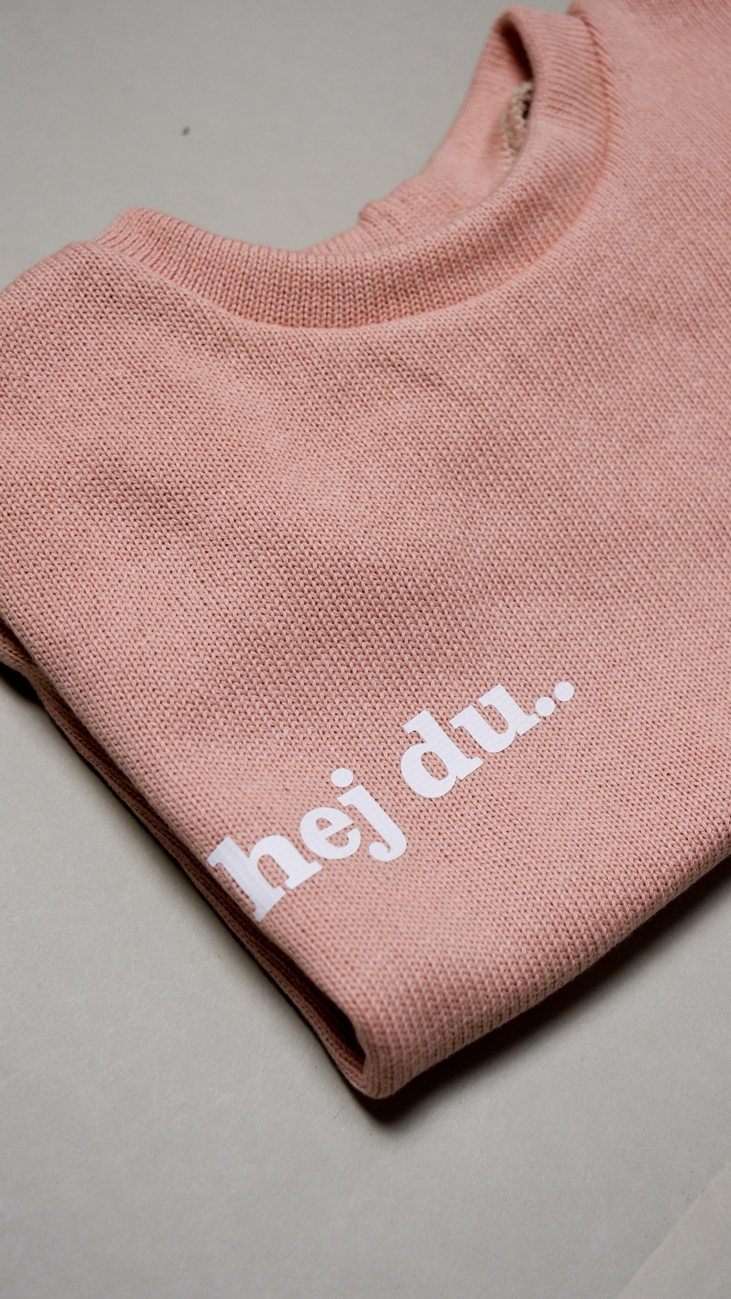 hej du.. Oversized Pullover aus Feinstrick