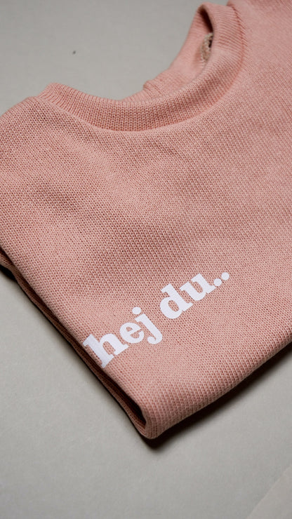 hej du.. Oversized Pullover aus Feinstrick