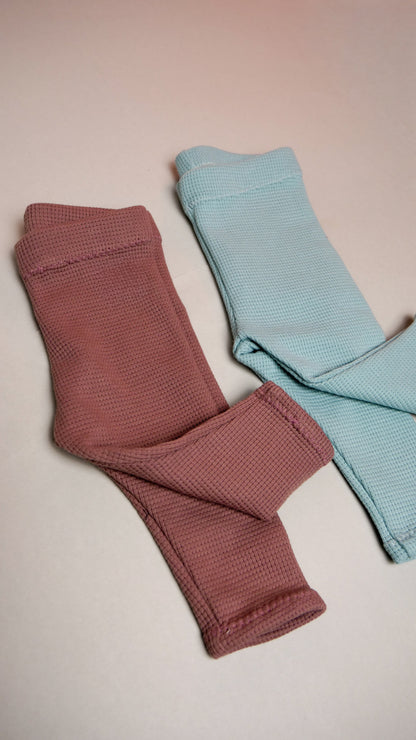 Capri Leggings aus Waffle-Knit Jersey