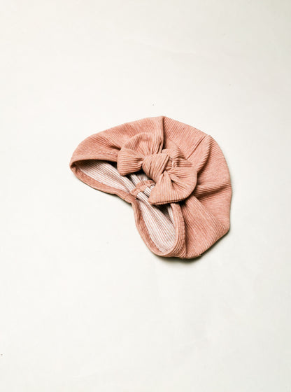 Rib-Jersey Turbanmütze Big Bow