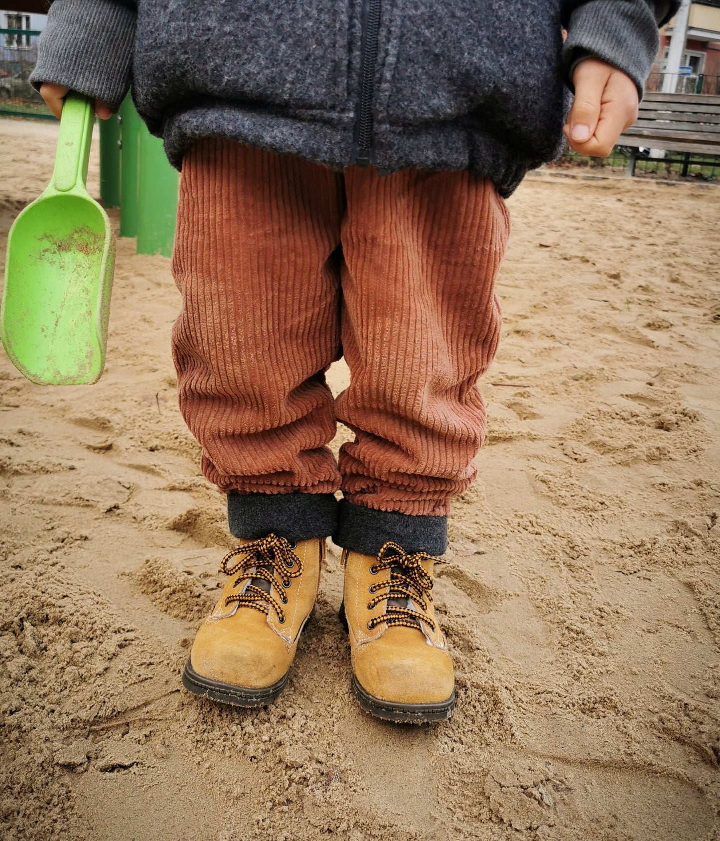 Cordhose gefüttert mit Bio-Baumwollfleece