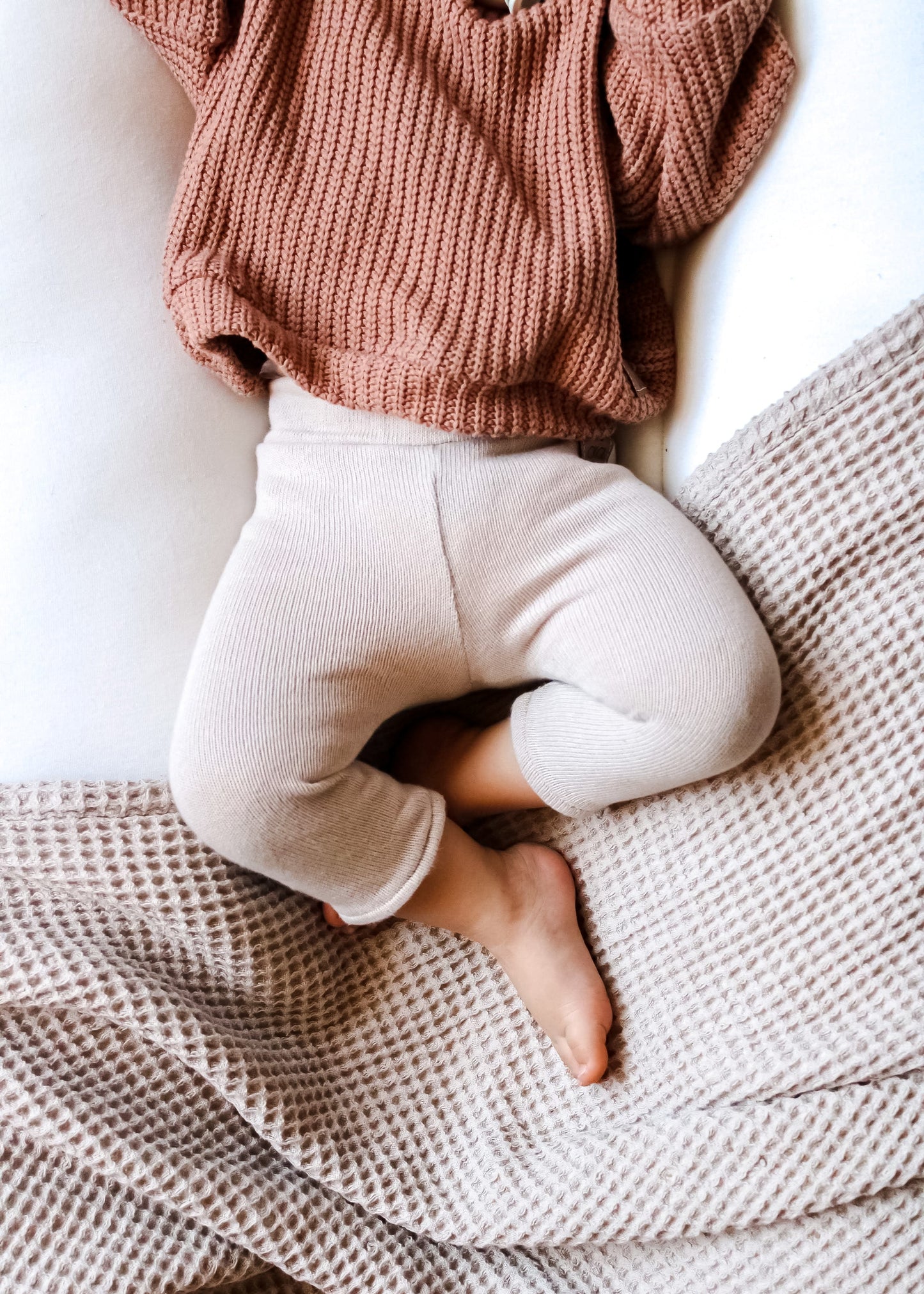 Capri Leggings aus Feinstrick