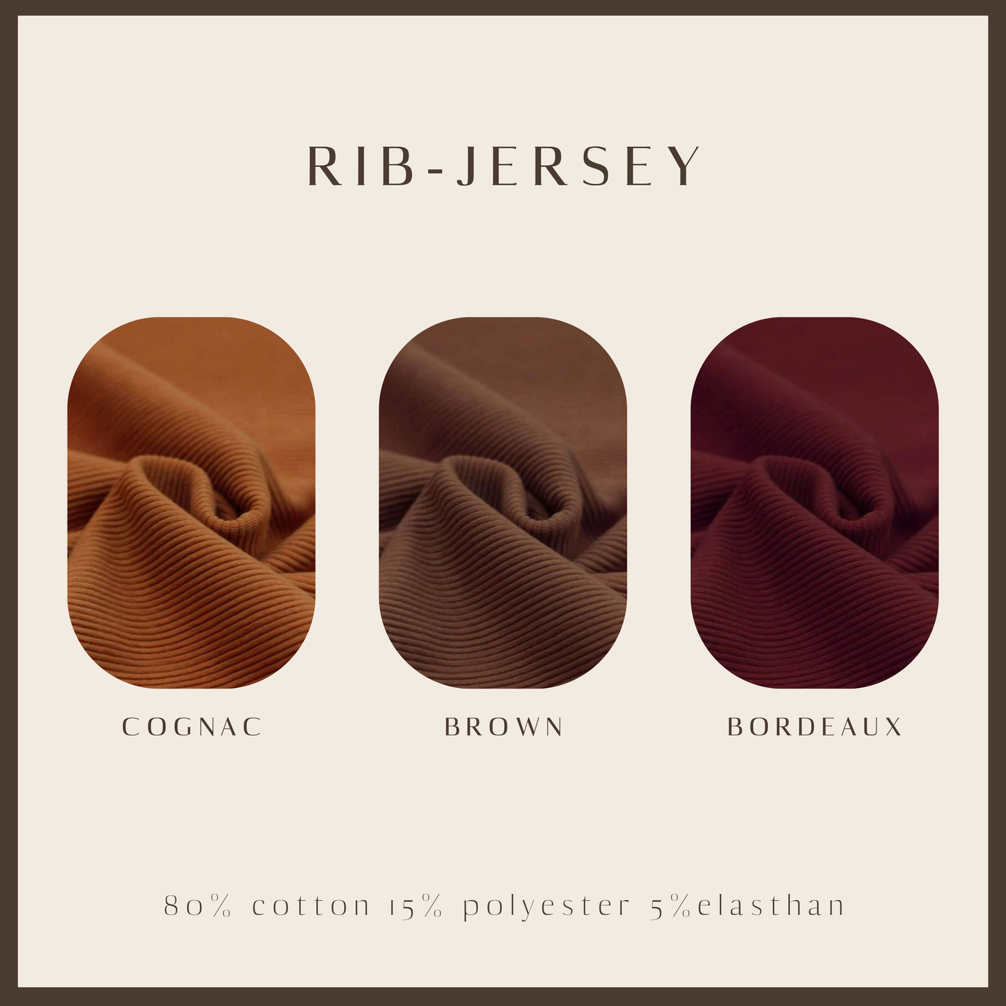 Rib-Jersey Dreiecks-Loopschal für Mama mit wählbarer Fütterung