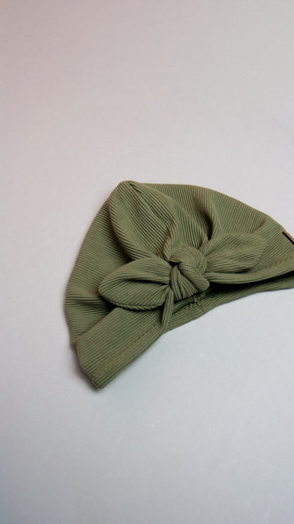 Rib-Jersey Turbanmütze Tulip