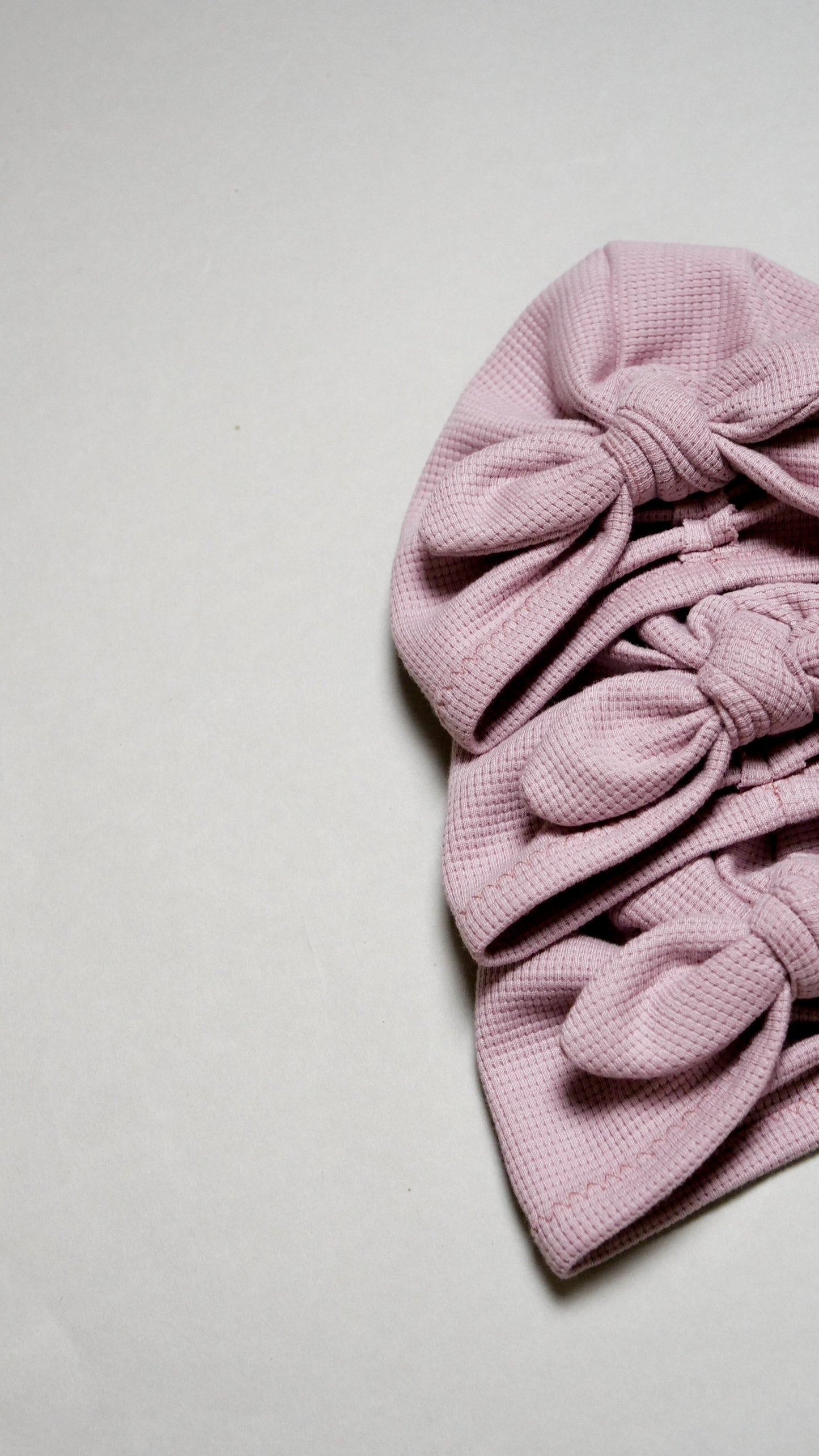 Waffle-Knit Turbanmütze Tulip