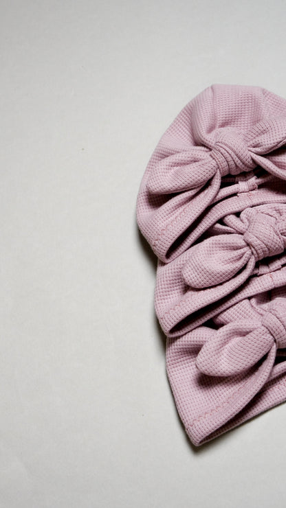 Waffle-Knit Turbanmütze Tulip