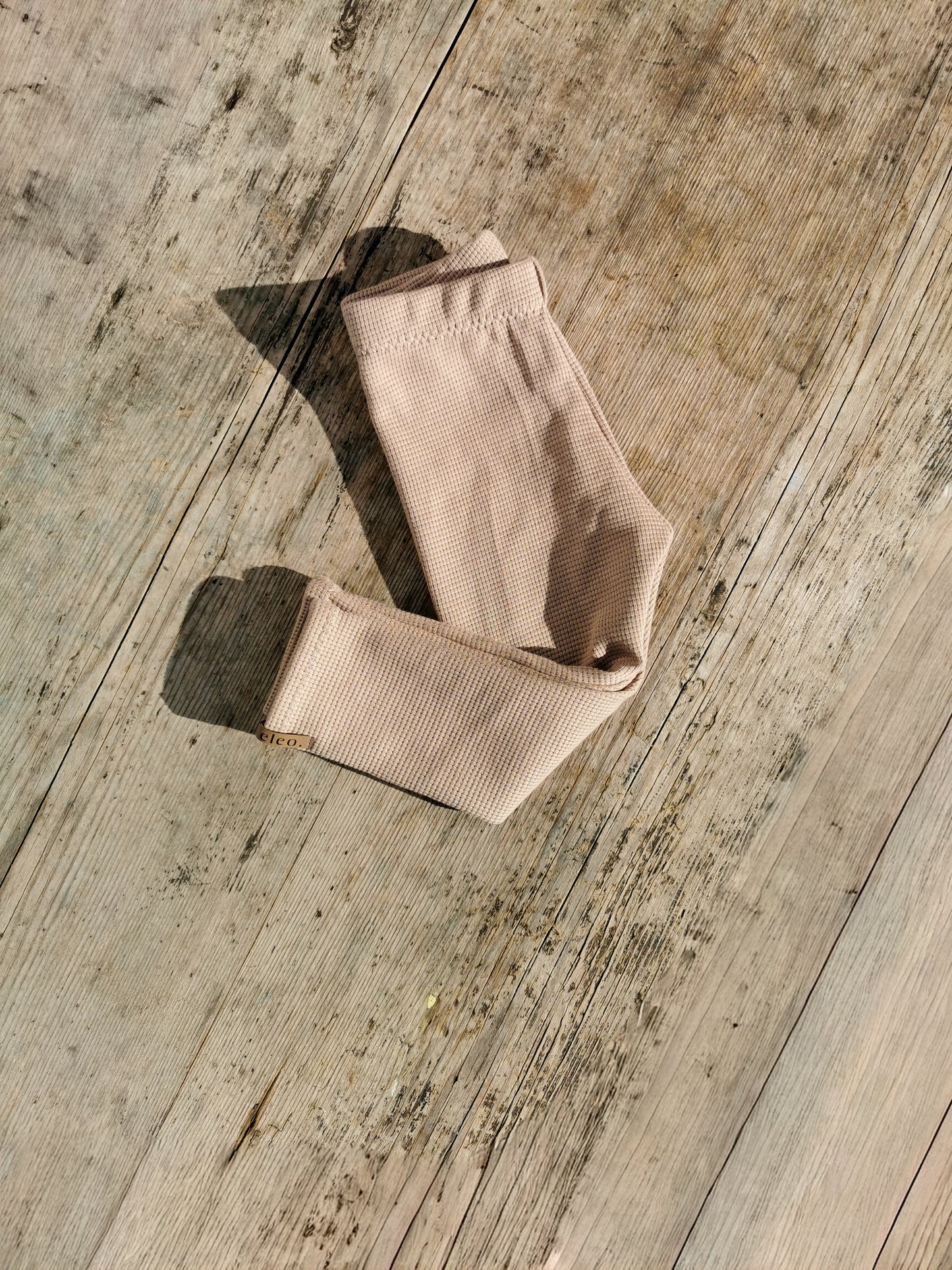 Leggings aus Waffle-Knit Jersey