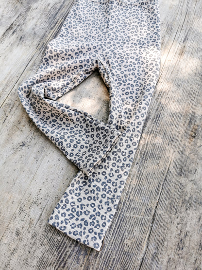 Leggings aus Rippstrick Jersey