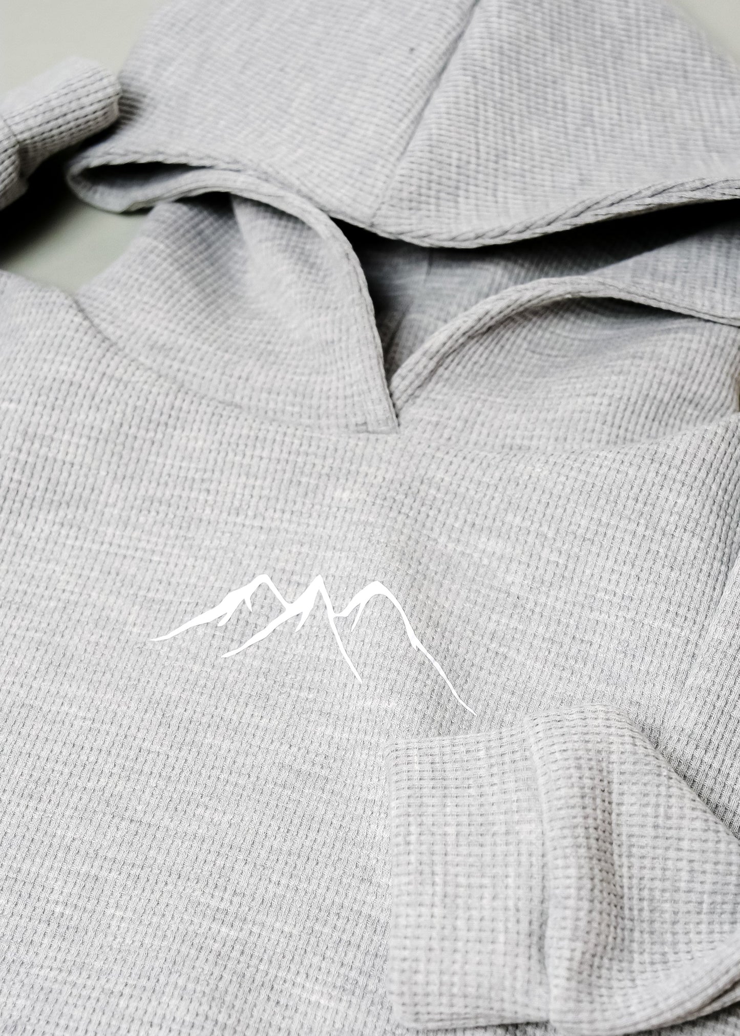 Mountain Hoodie aus Waffle Knit