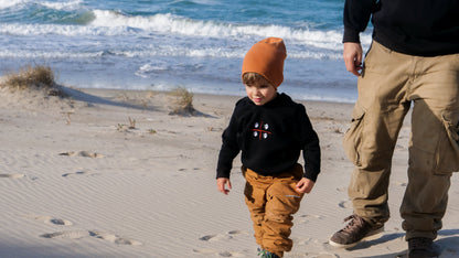 Bestickter Kinder Hoodie 4 Mori Sardegna, Sardinien