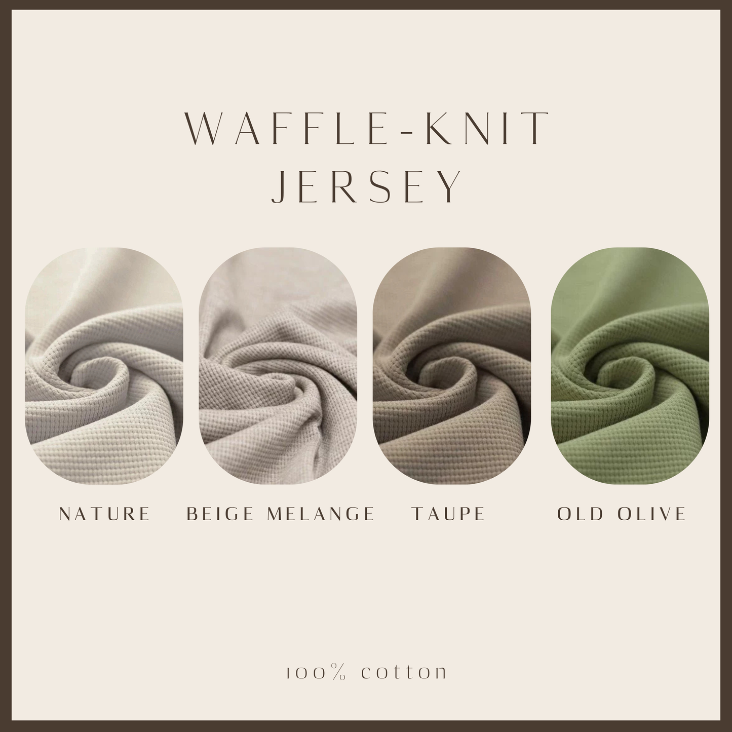 Waffle-Knit Turbanmütze Tulip mit Herz-Stickerei